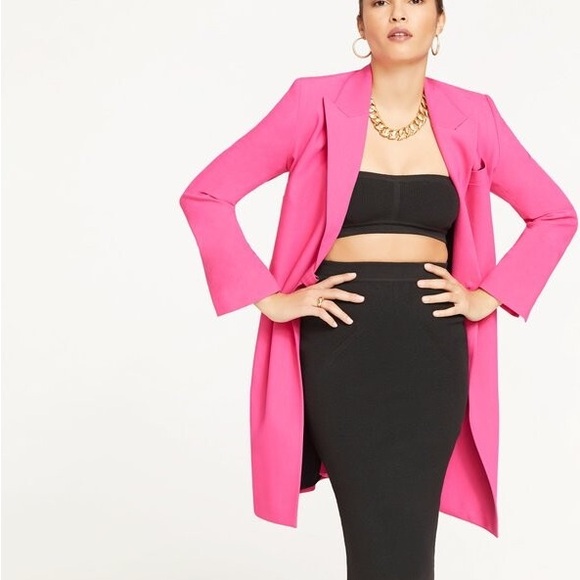 GSTQ Full Court Blazer in Pink Lux NWT size XL - Picture 6 of 11